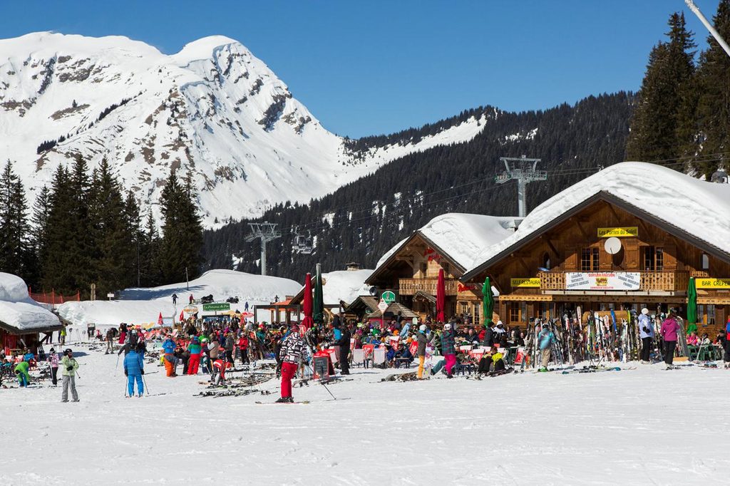 Les Portes du Soleil i franska alperna
