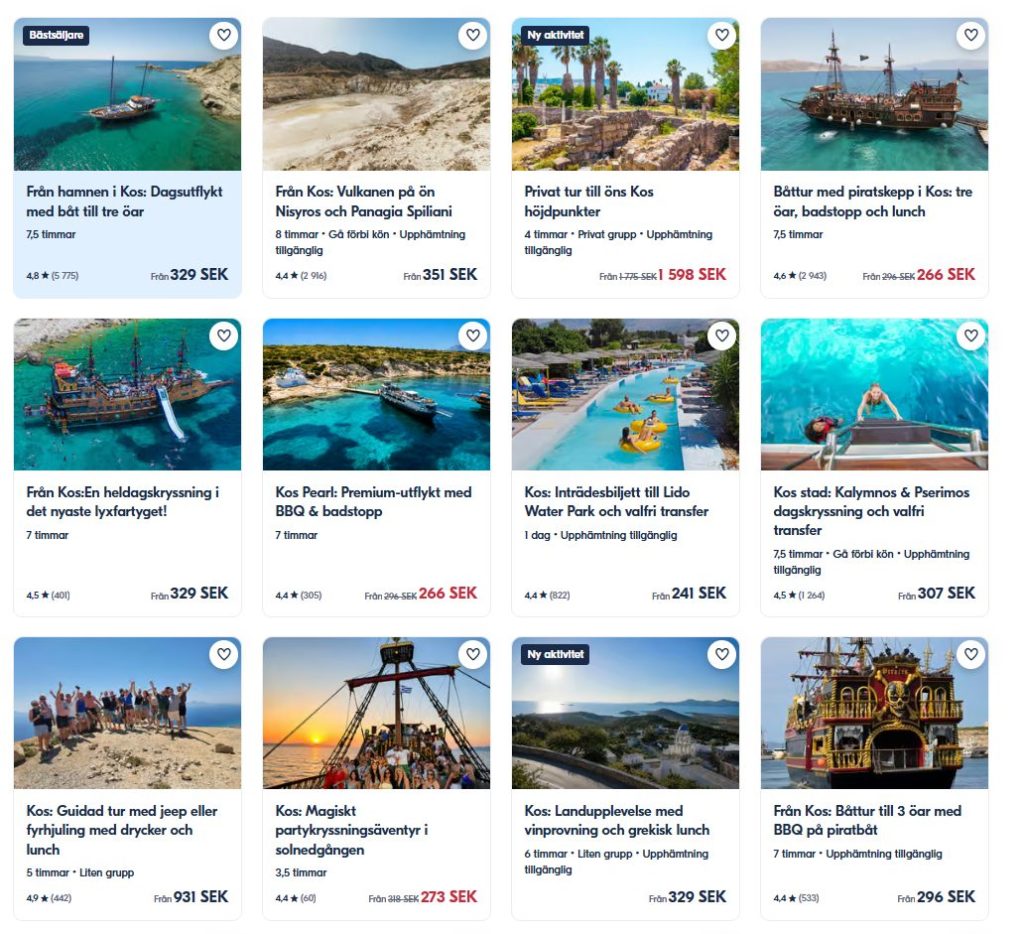 Aktiviteter och utflykter på Kos - GetYourGuide