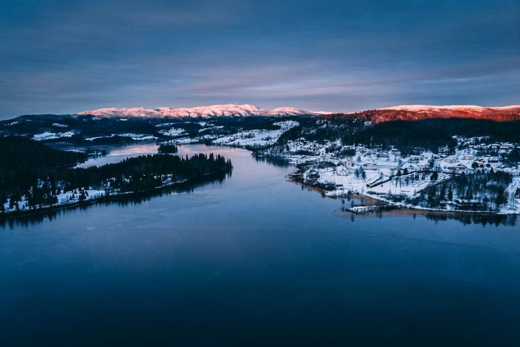 utsikt över nordingrå, höga kusten