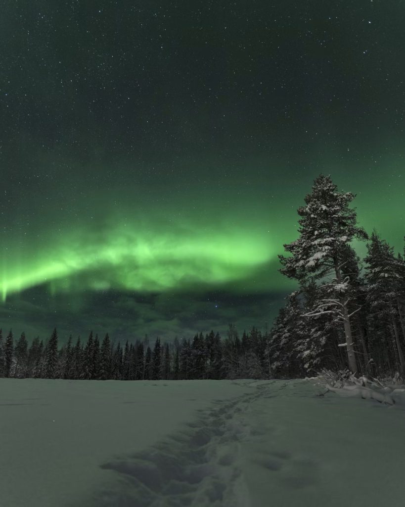 Norrsken över lappland