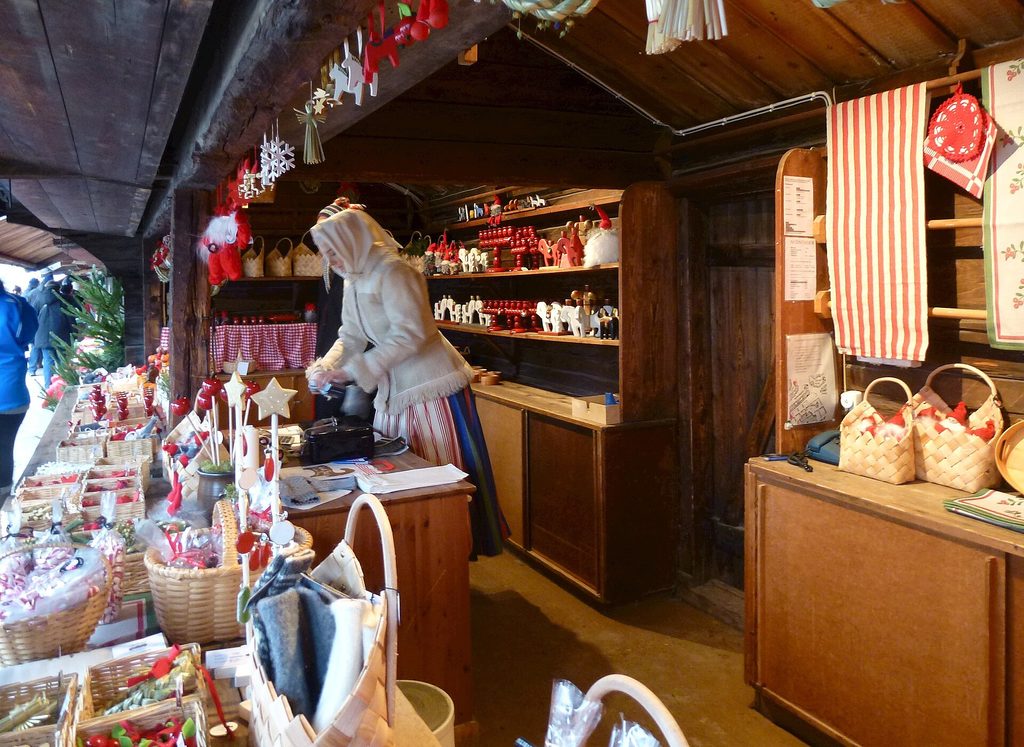 Julmarknad på Skansen