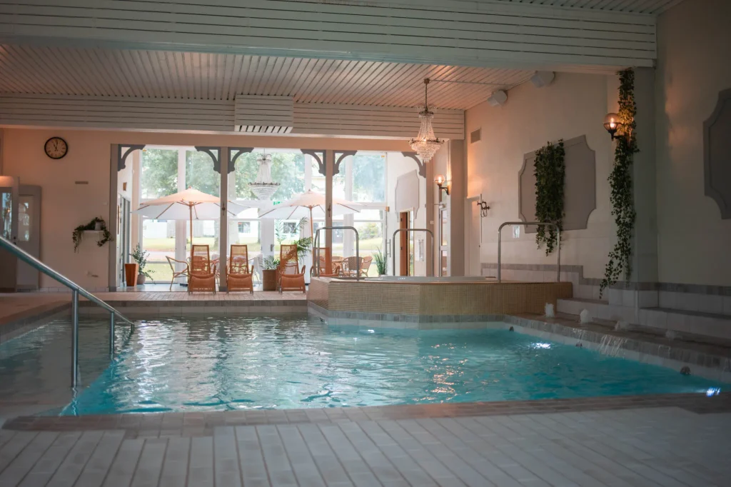 Poolområdet på Nova Spa vid Lundsbrunn Resort & Spa