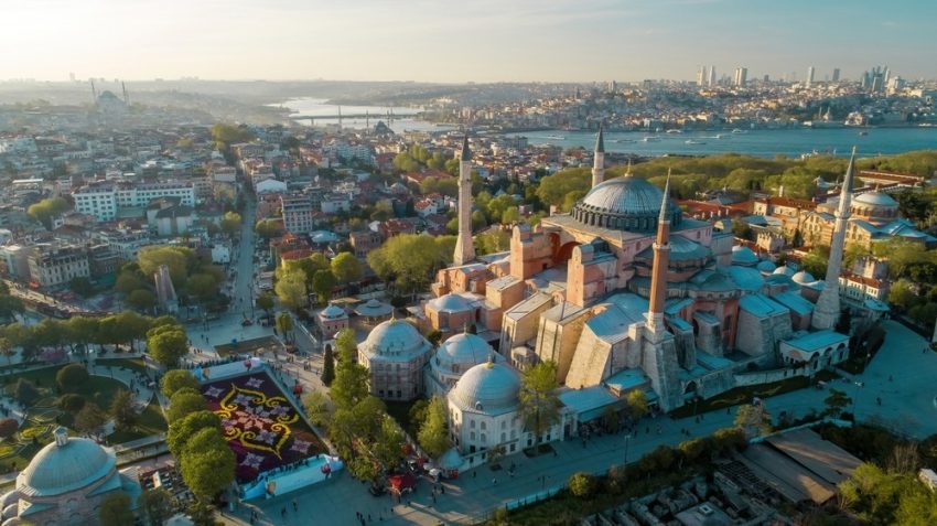 vy över Istanbul