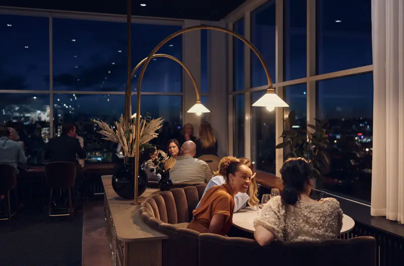 Middag med utsikt på Gothia Towers i Göteborg.